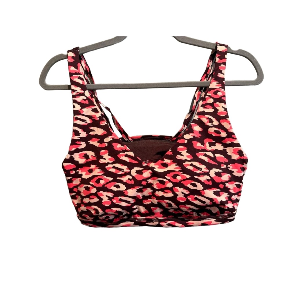 OFFLINE By Aerie Sports Bra Womens Size L Leopard Print Multicolor Lounge Trendy